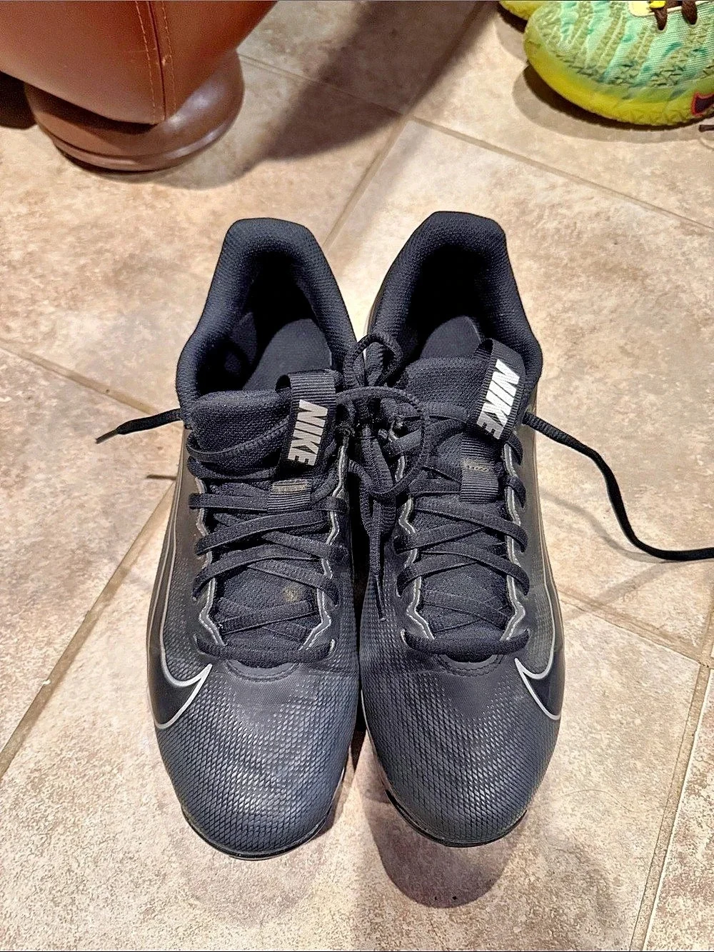 Nike Nike Vapor Shark 3 Football Cleats Black & White US 9.5